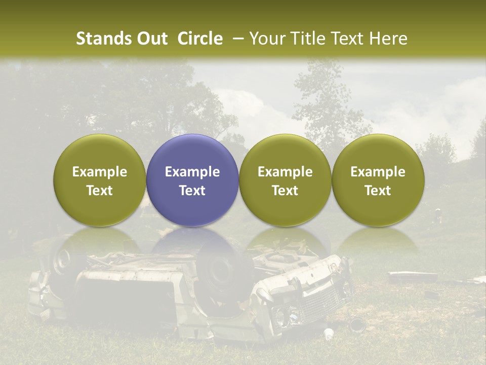 Car Wreck PowerPoint Template