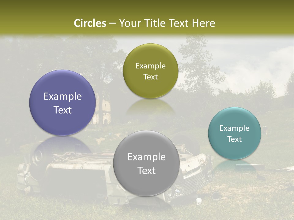 Car Wreck PowerPoint Template