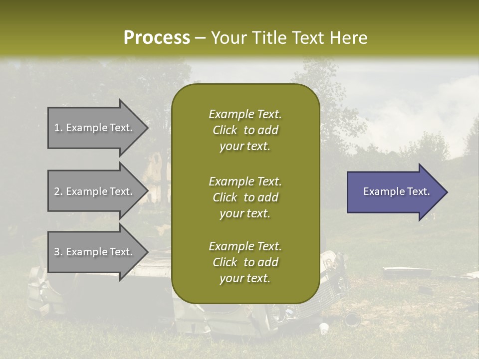 Car Wreck PowerPoint Template
