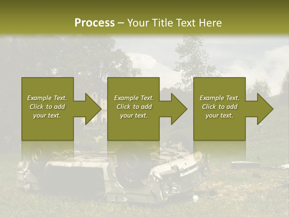 Car Wreck PowerPoint Template