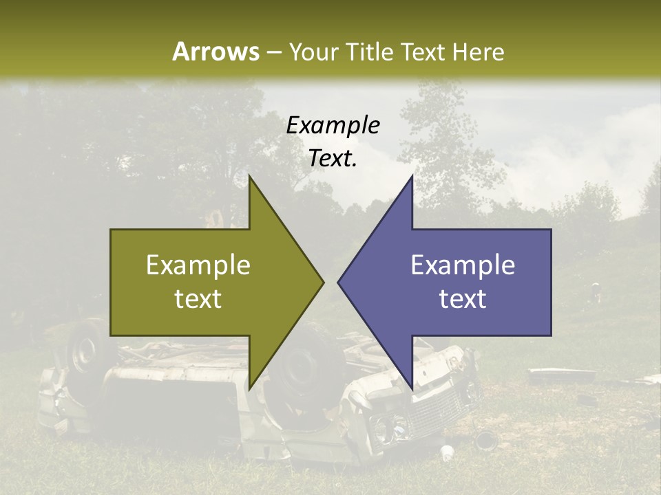 Car Wreck PowerPoint Template