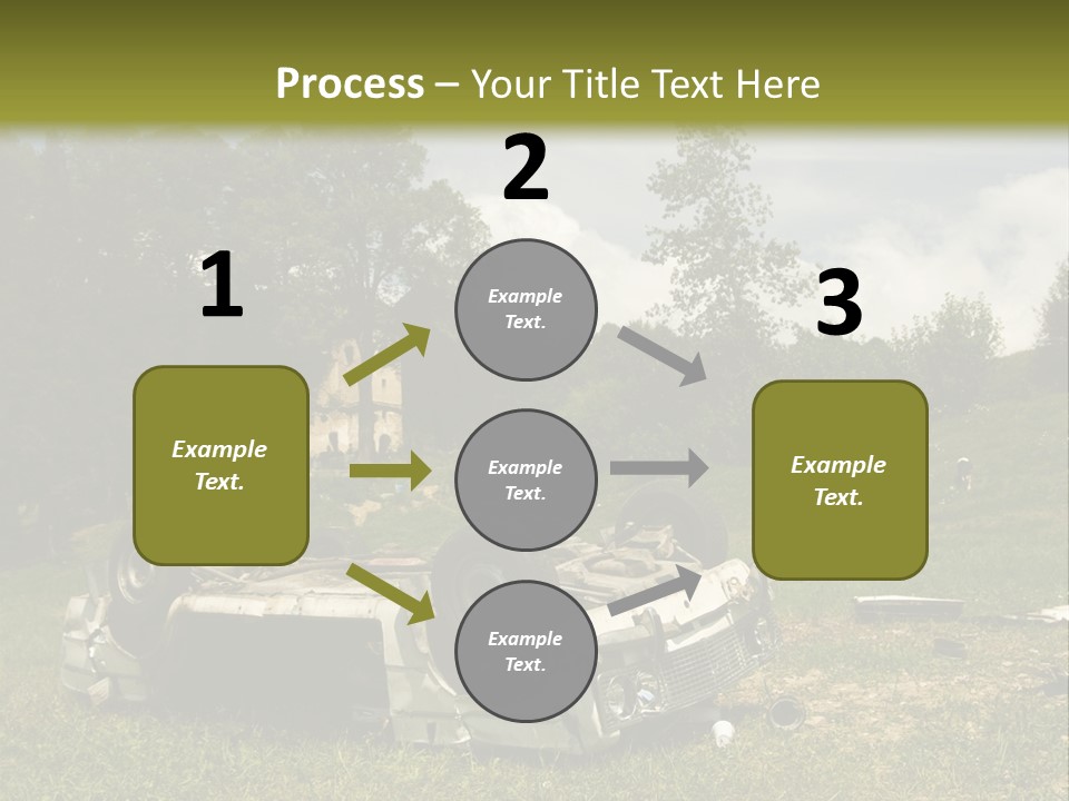 Car Wreck PowerPoint Template