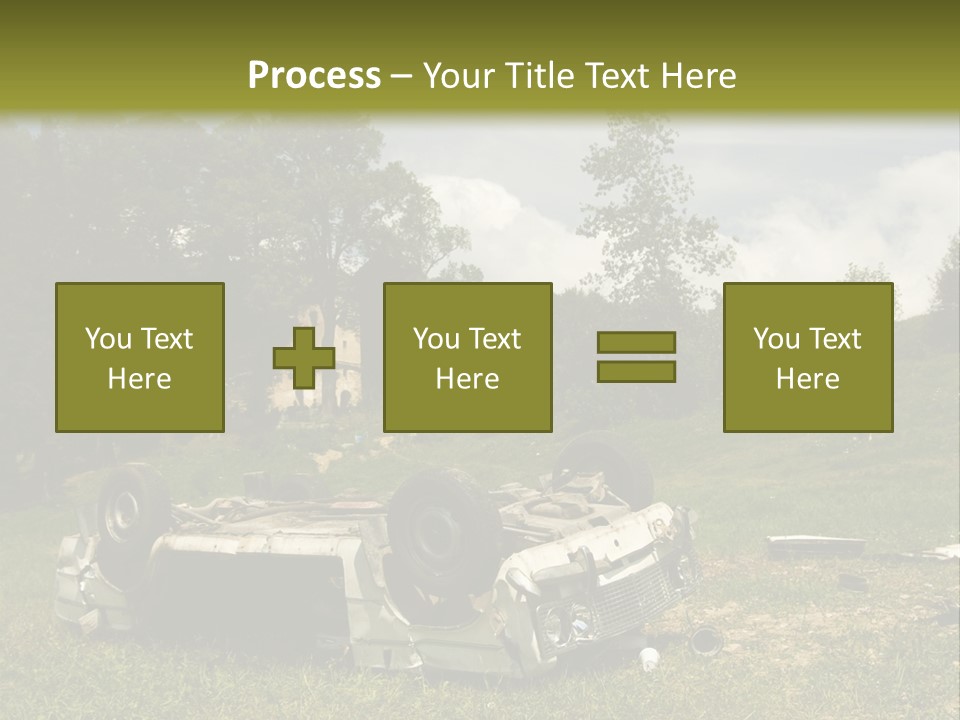 Car Wreck PowerPoint Template