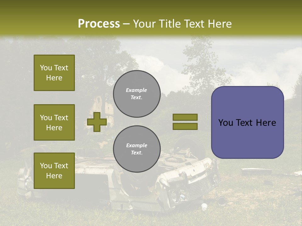 Car Wreck PowerPoint Template