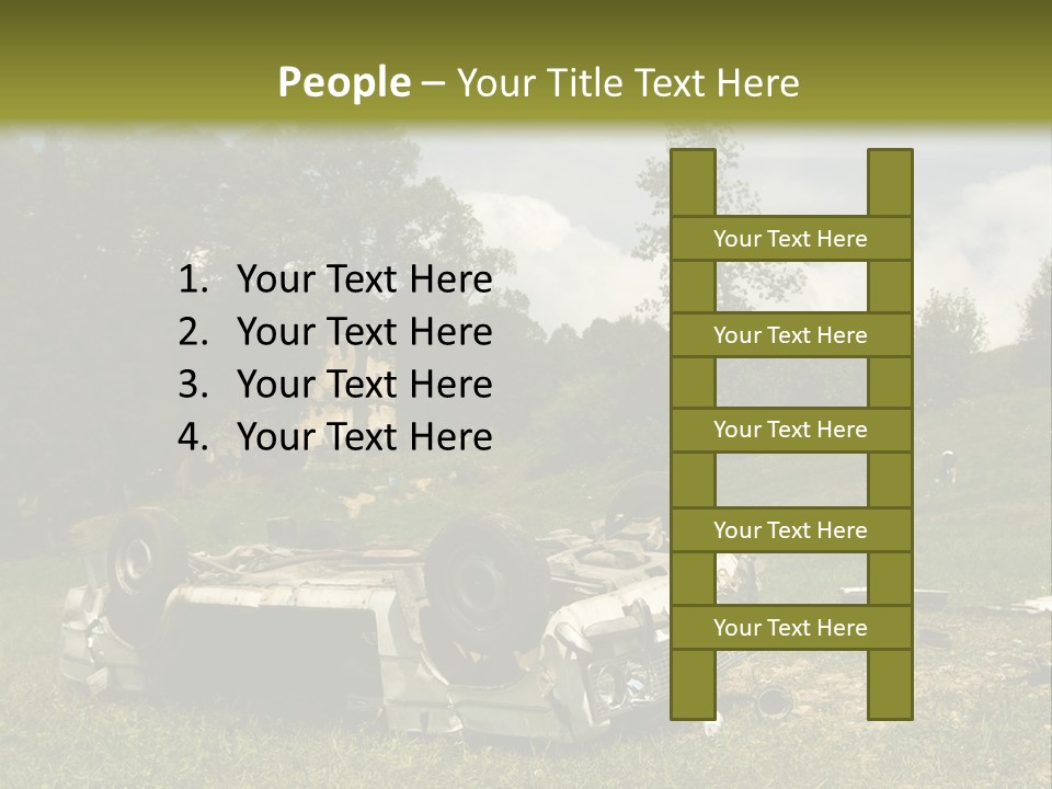 Car Wreck PowerPoint Template