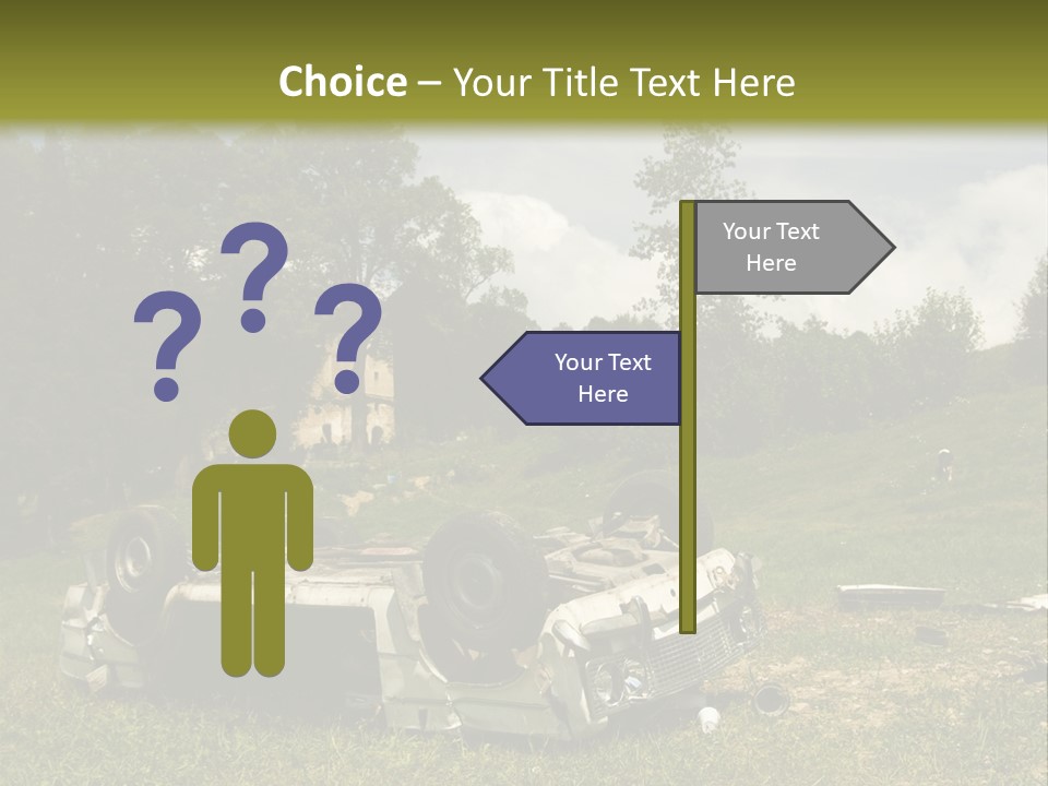 Car Wreck PowerPoint Template