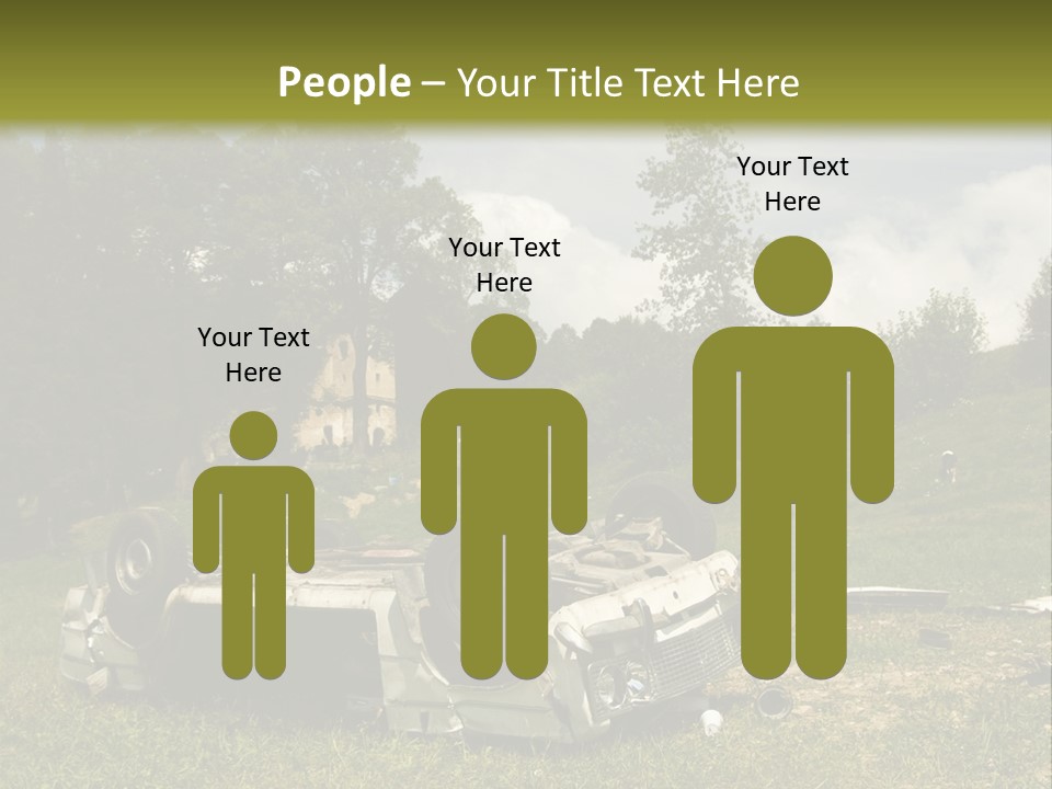 Car Wreck PowerPoint Template