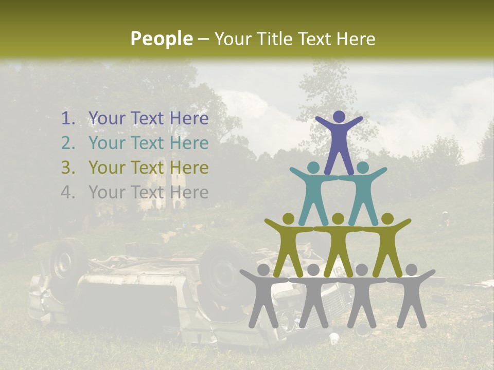 Car Wreck PowerPoint Template