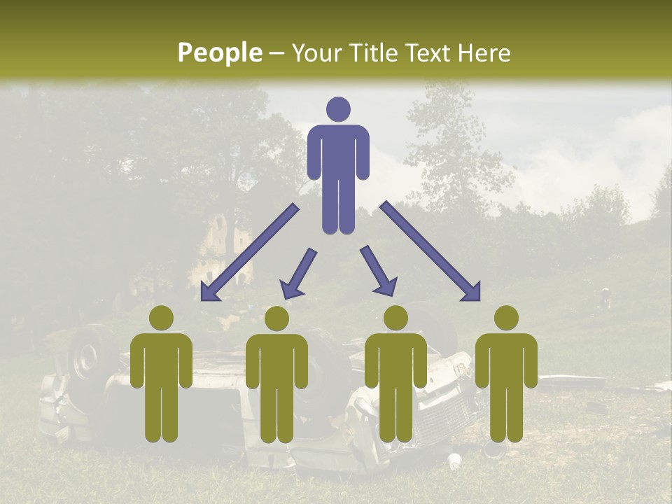 Car Wreck PowerPoint Template