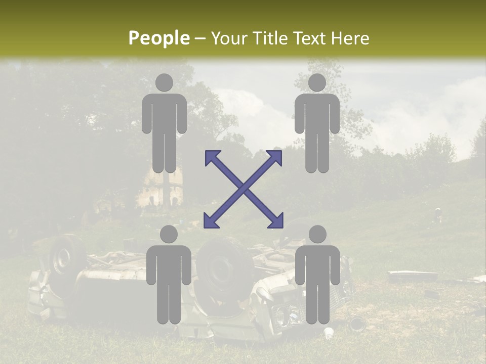 Car Wreck PowerPoint Template