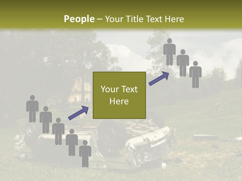 Car Wreck PowerPoint Template