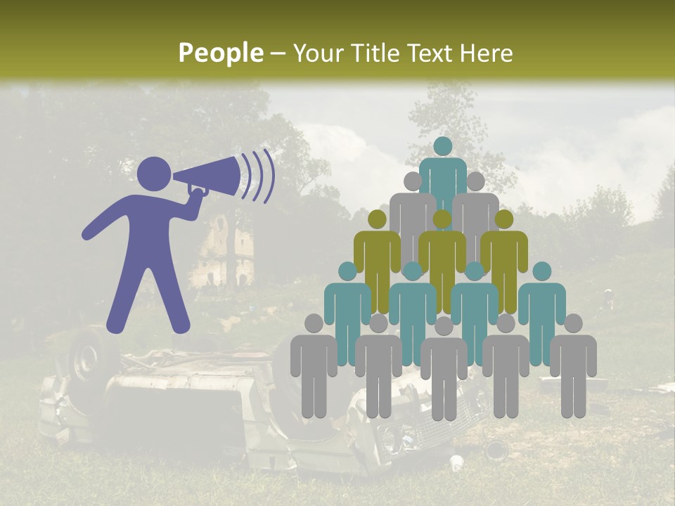 Car Wreck PowerPoint Template