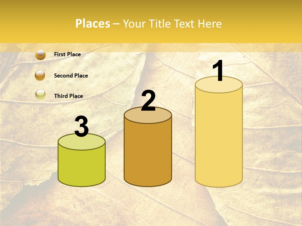 Pattern October Closeup PowerPoint Template