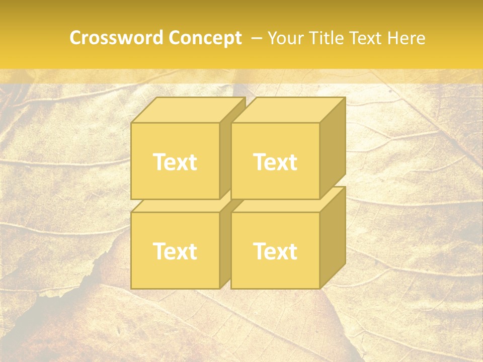 Pattern October Closeup PowerPoint Template