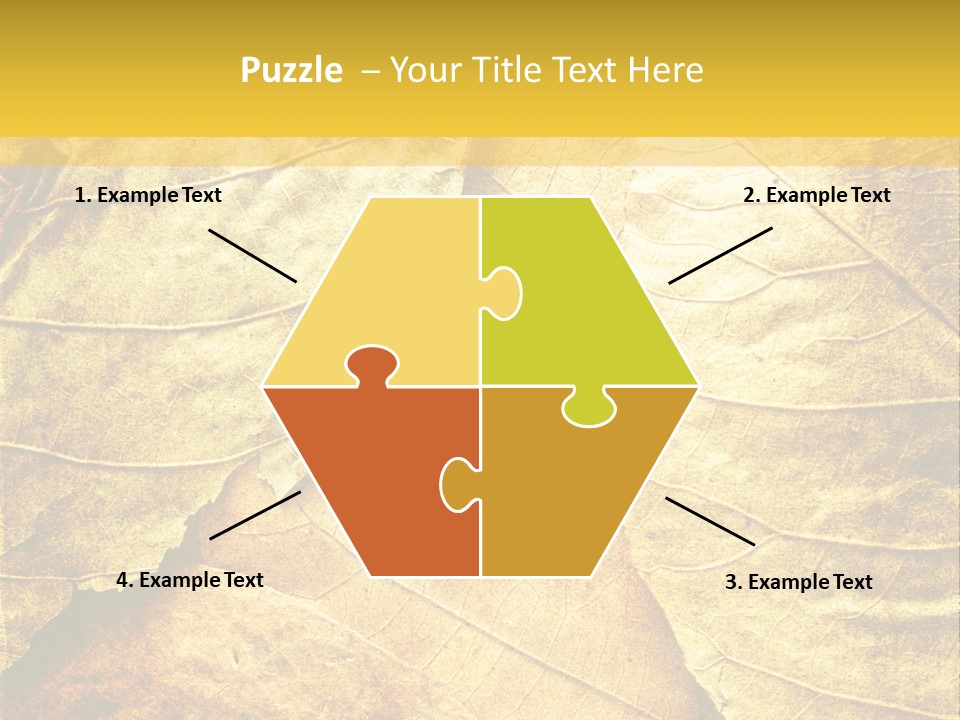 Pattern October Closeup PowerPoint Template