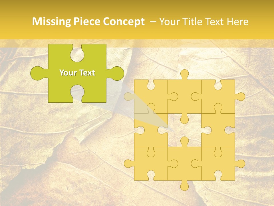 Pattern October Closeup PowerPoint Template