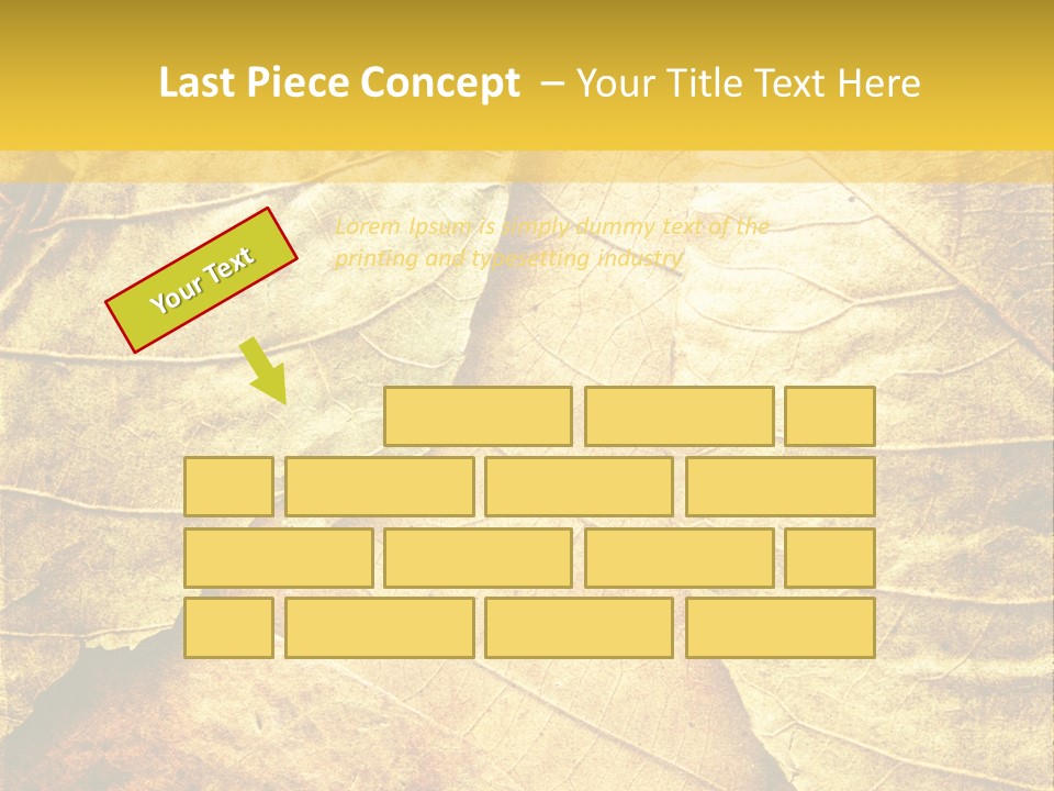 Pattern October Closeup PowerPoint Template