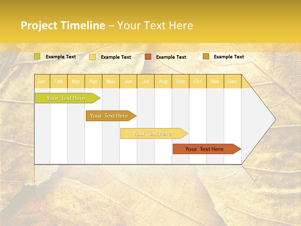 Pattern October Closeup PowerPoint Template