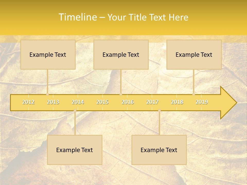 Pattern October Closeup PowerPoint Template