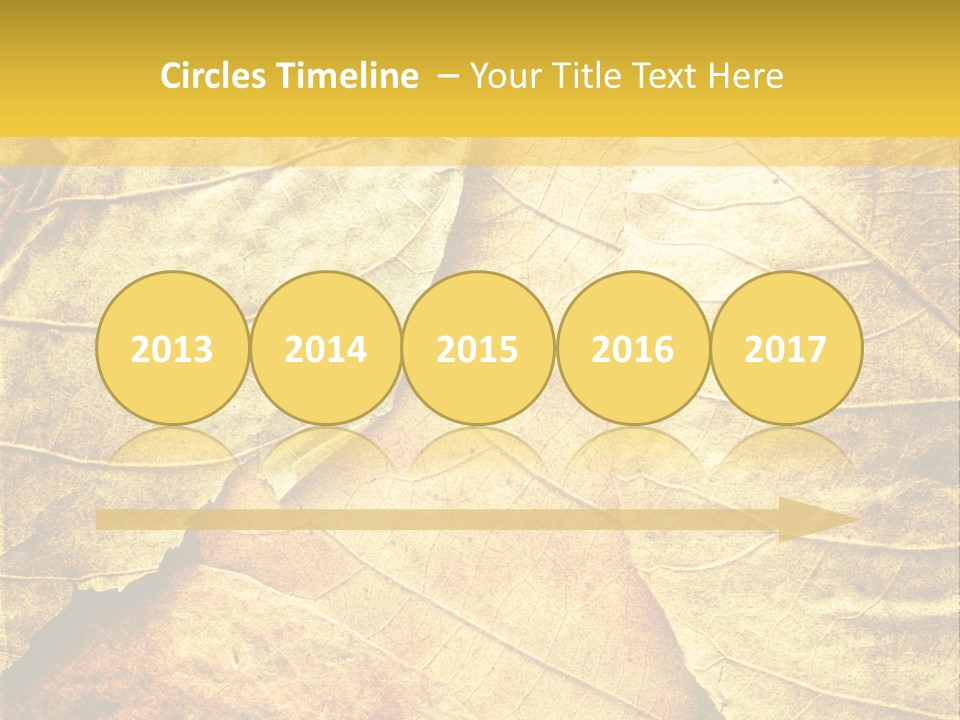 Pattern October Closeup PowerPoint Template