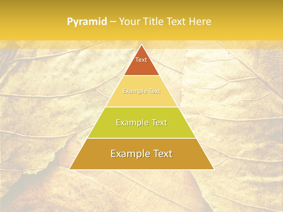 Pattern October Closeup PowerPoint Template