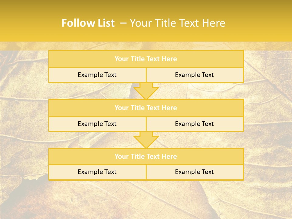 Pattern October Closeup PowerPoint Template