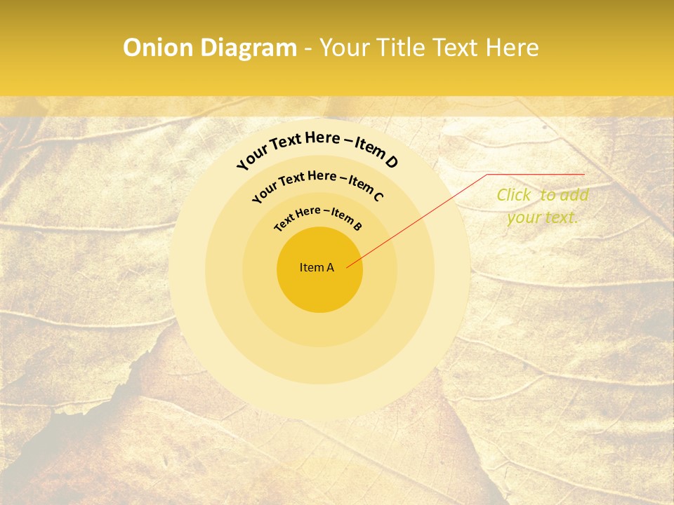 Pattern October Closeup PowerPoint Template