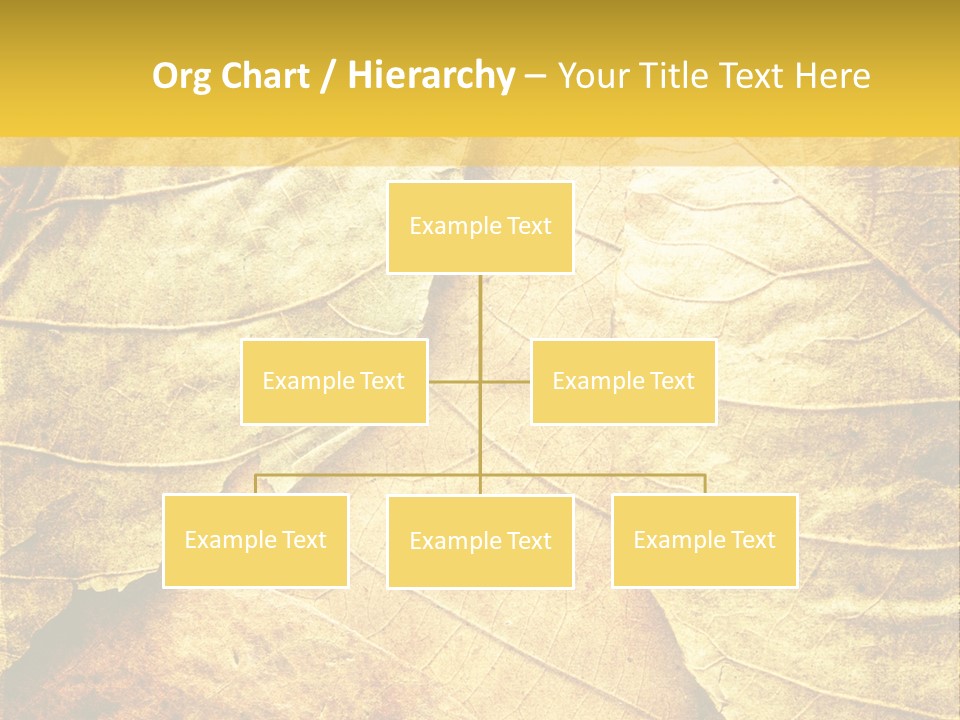 Pattern October Closeup PowerPoint Template