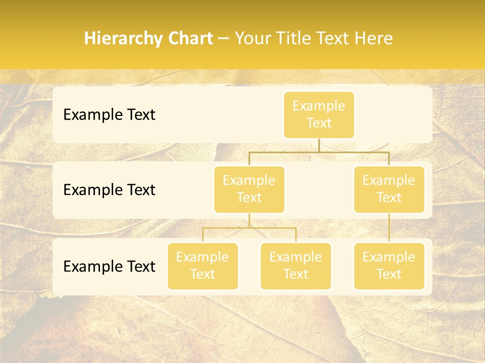 Pattern October Closeup PowerPoint Template