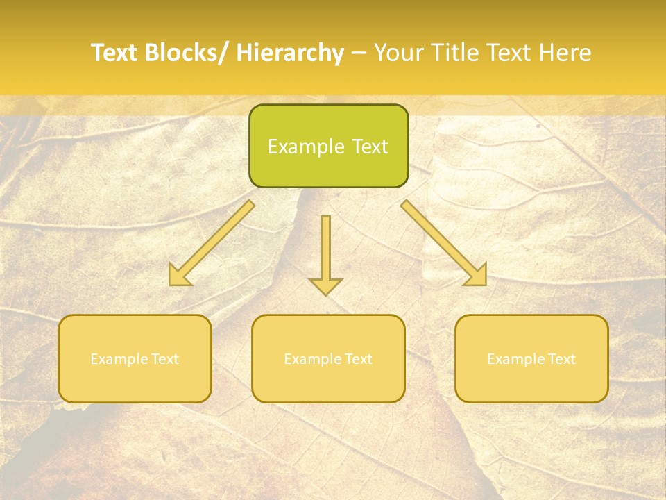 Pattern October Closeup PowerPoint Template