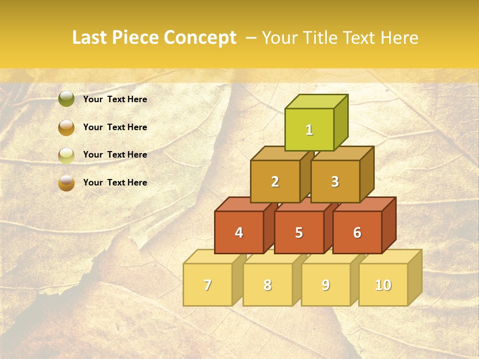 Pattern October Closeup PowerPoint Template