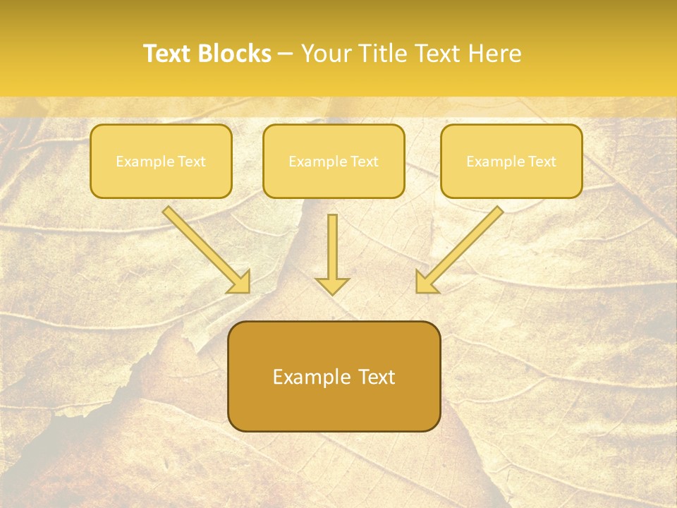 Pattern October Closeup PowerPoint Template