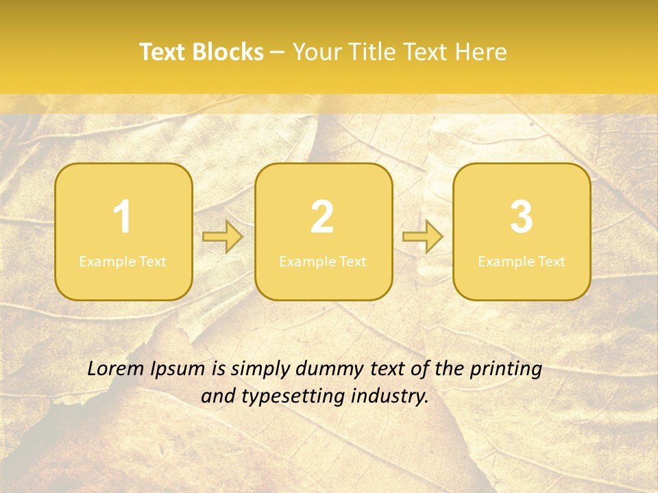 Pattern October Closeup PowerPoint Template