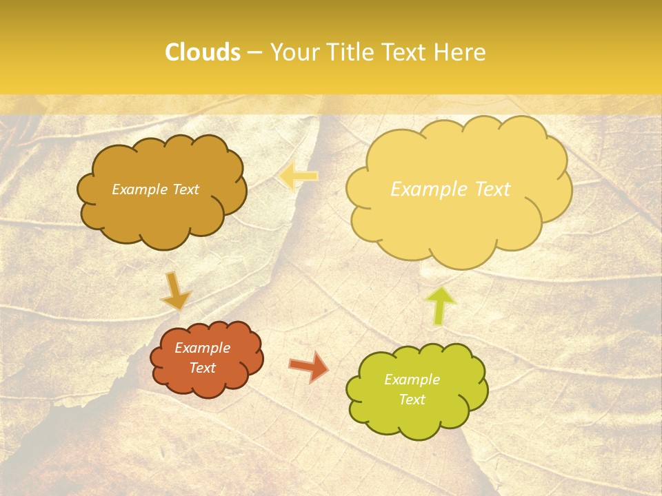 Pattern October Closeup PowerPoint Template