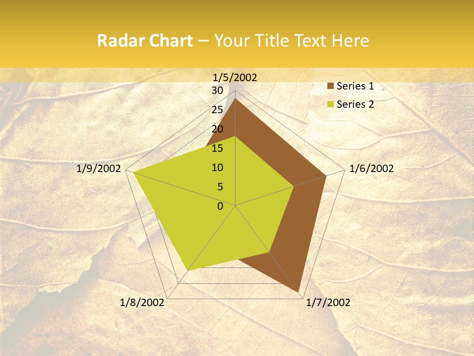 Pattern October Closeup PowerPoint Template
