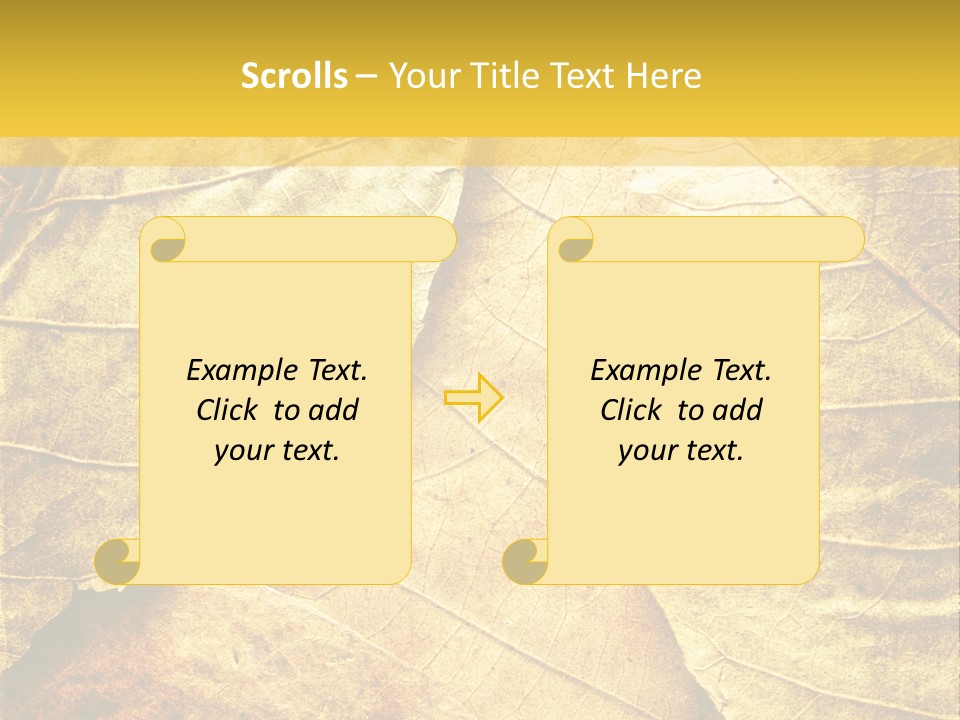 Pattern October Closeup PowerPoint Template