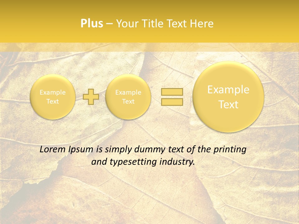 Pattern October Closeup PowerPoint Template