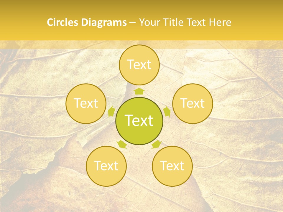Pattern October Closeup PowerPoint Template