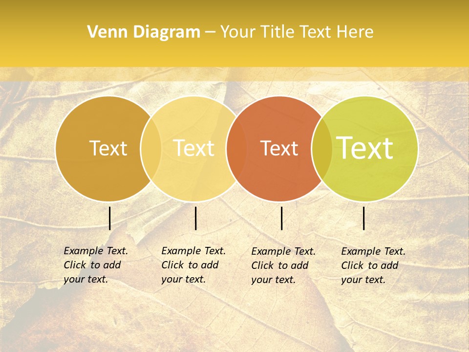 Pattern October Closeup PowerPoint Template