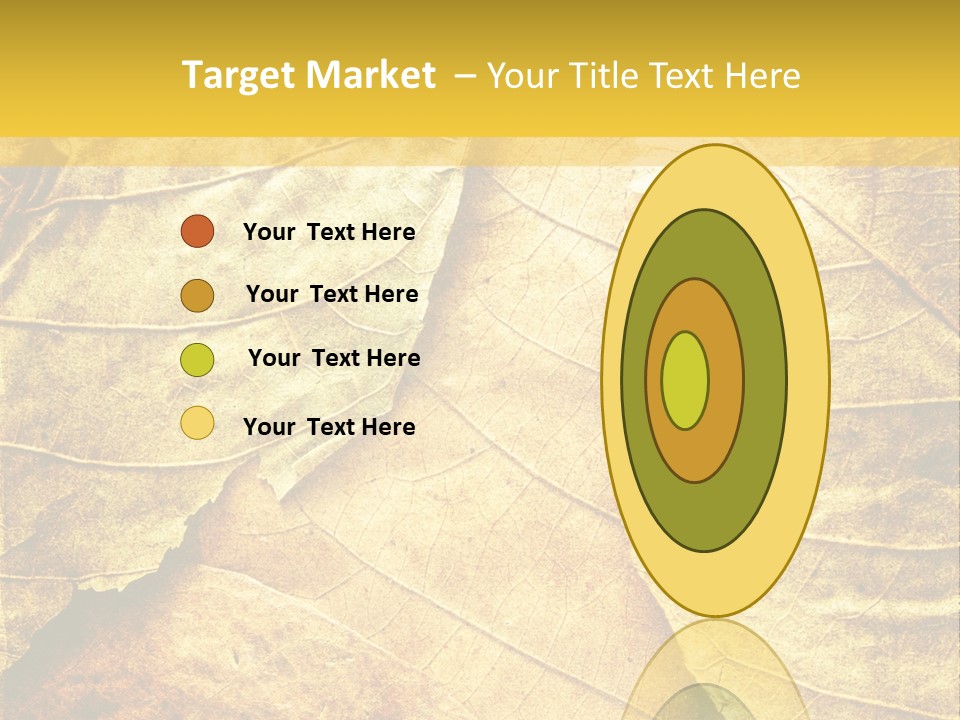 Pattern October Closeup PowerPoint Template