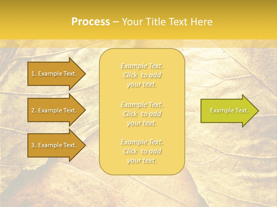Pattern October Closeup PowerPoint Template