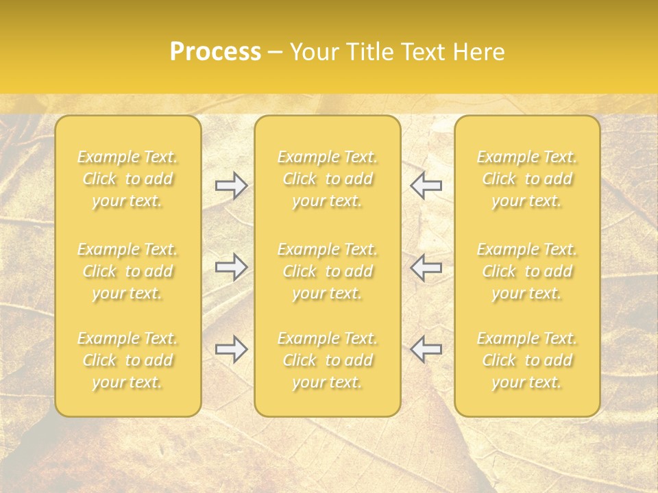 Pattern October Closeup PowerPoint Template