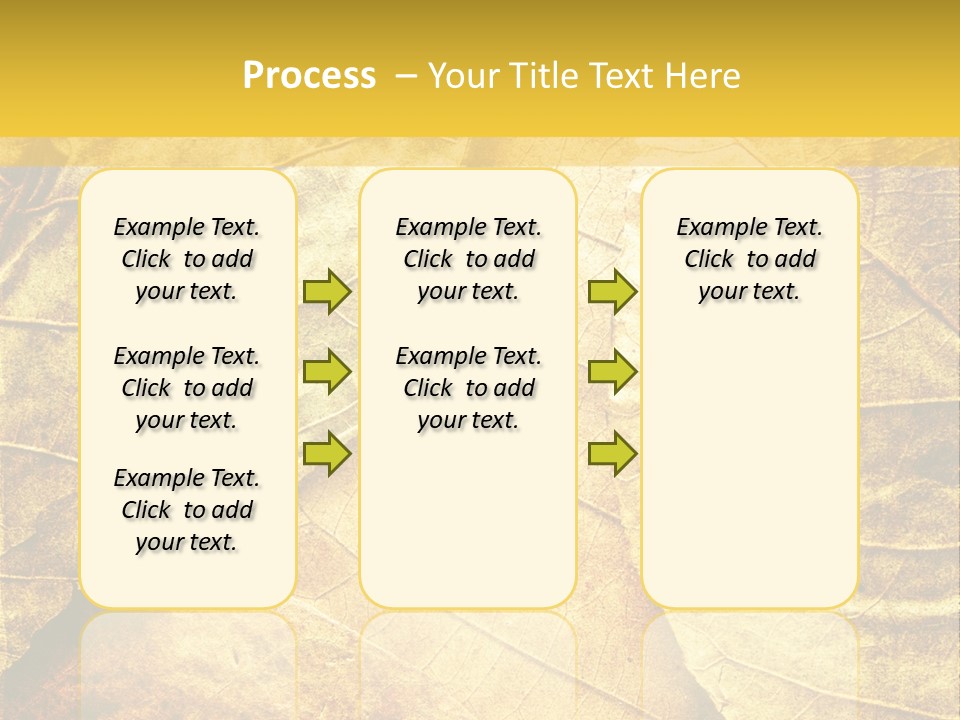 Pattern October Closeup PowerPoint Template