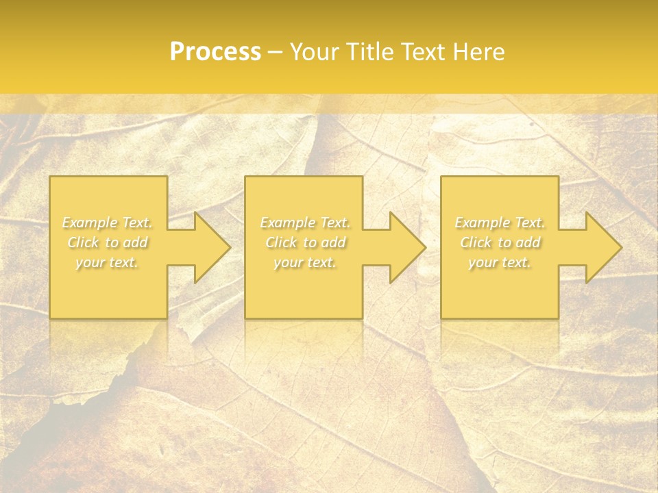 Pattern October Closeup PowerPoint Template