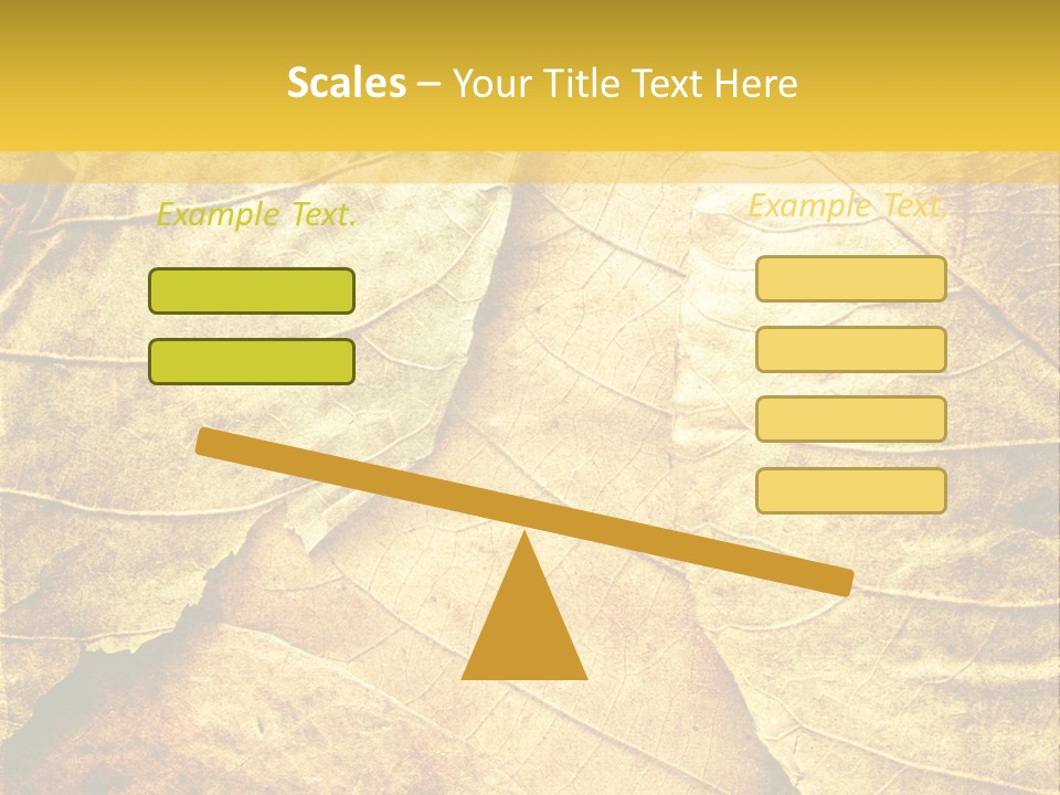 Pattern October Closeup PowerPoint Template