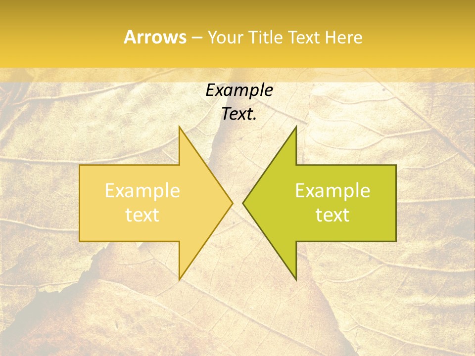 Pattern October Closeup PowerPoint Template