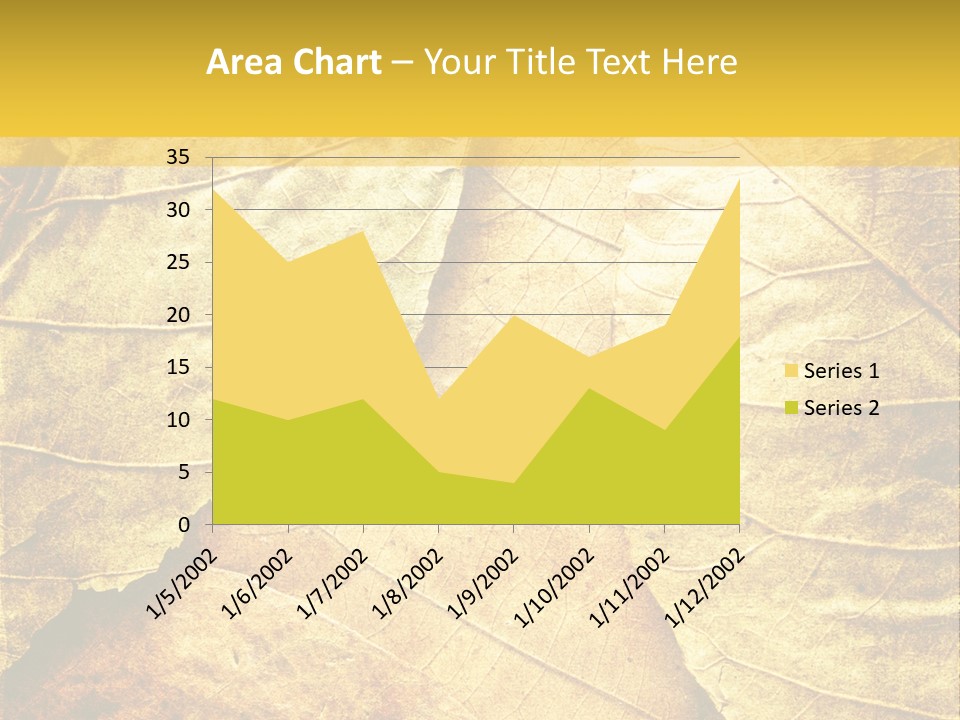Pattern October Closeup PowerPoint Template