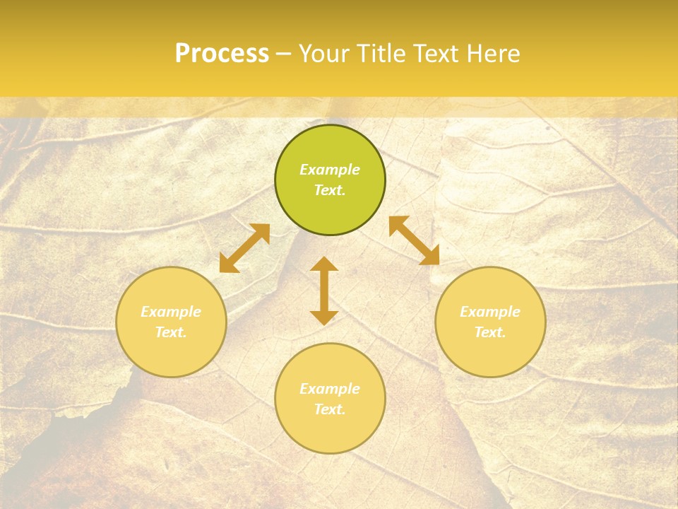 Pattern October Closeup PowerPoint Template