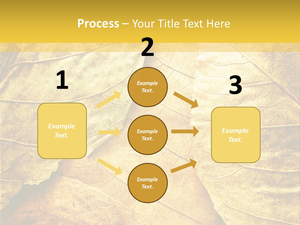 Pattern October Closeup PowerPoint Template