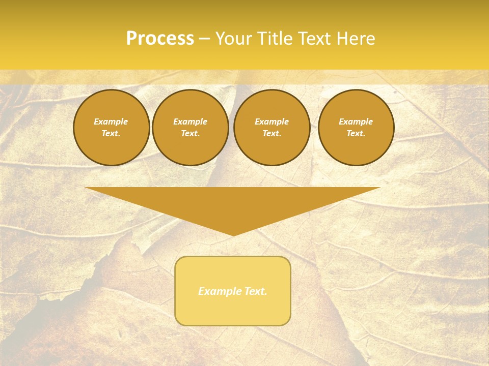Pattern October Closeup PowerPoint Template